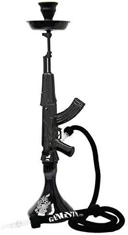 MOB AK-47 Shisha Water Pipe Black, Nicotine Free