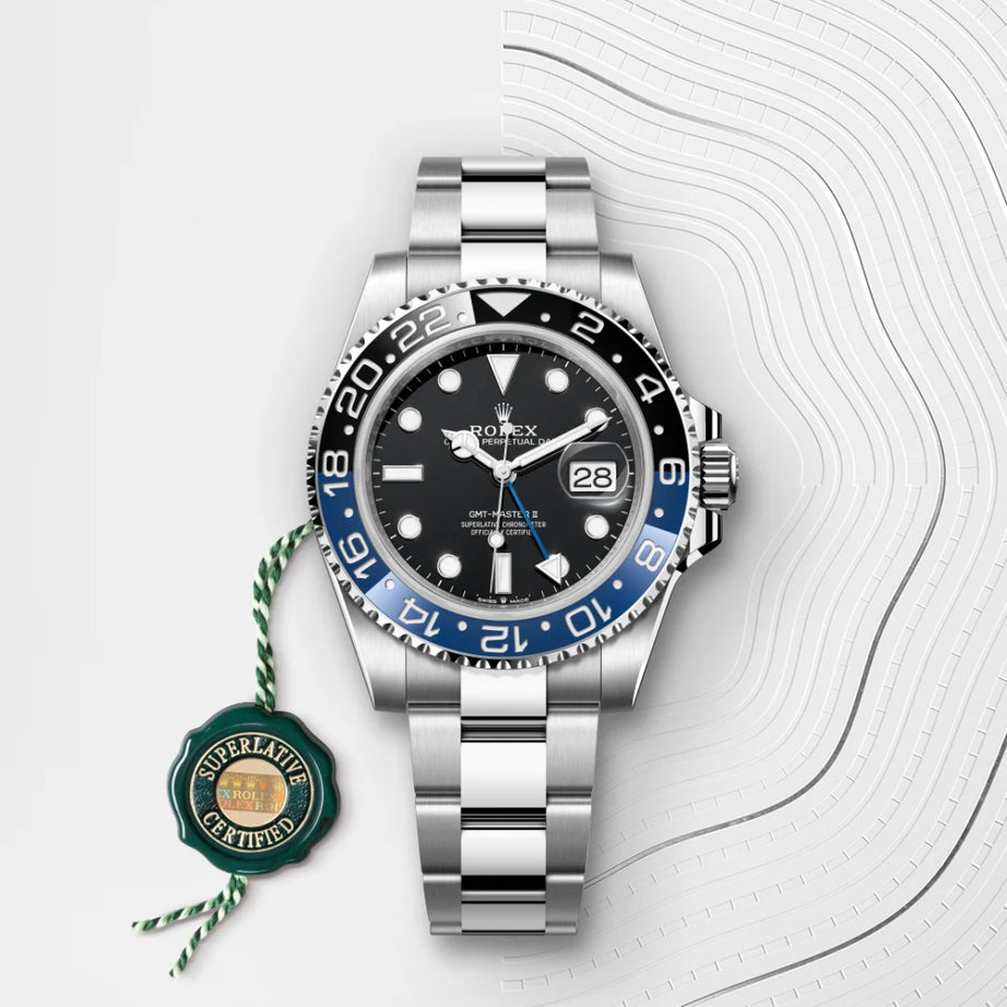 GMT-Master II Oyster, 40 mm, Oystersteel M126710BLNR-0003