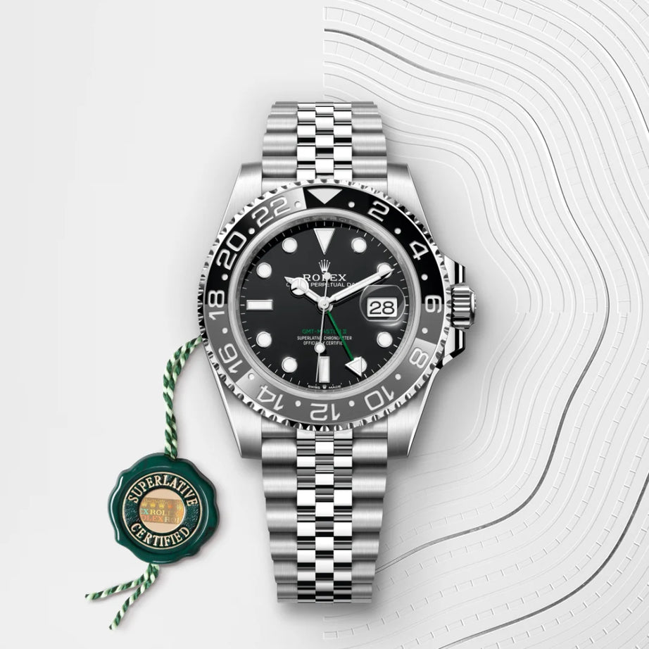 GMT-Master II Oyster, 40 mm, Oystersteel M126710GRNR-0003