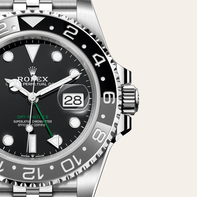 GMT-Master II Oyster, 40 mm, Oystersteel M126710GRNR-0003