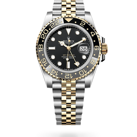 GMT-Master II  Oyster, 40 mm, Oystersteel and yellow gold  Reference 126713GRNR
