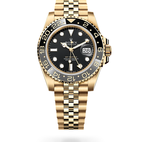 GMT-Master II Oyster, 40 mm, yellow gold M126718GRNR-0001
